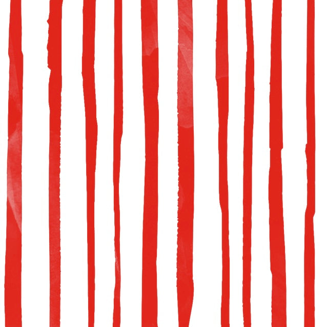 PAINTED STRIPE- RED
