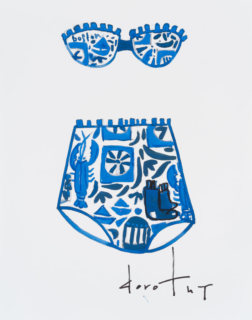 Limited Edition New England Bikini Giclée